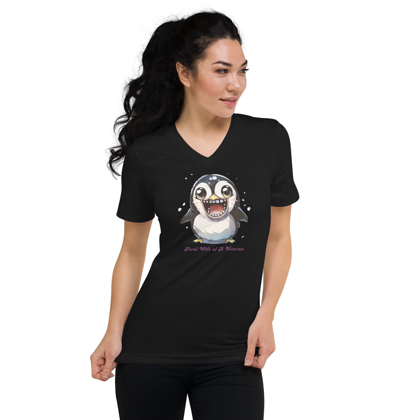 Feral Wife of a Veteran Women's Tee