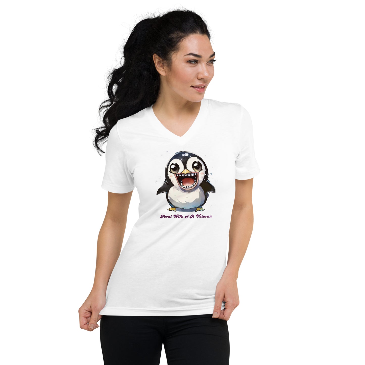 Feral Wife of a Veteran Women's Tee