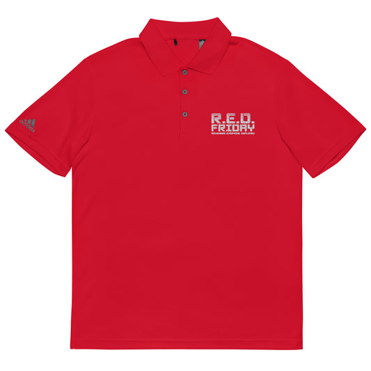 Red Friday Adidas performance polo