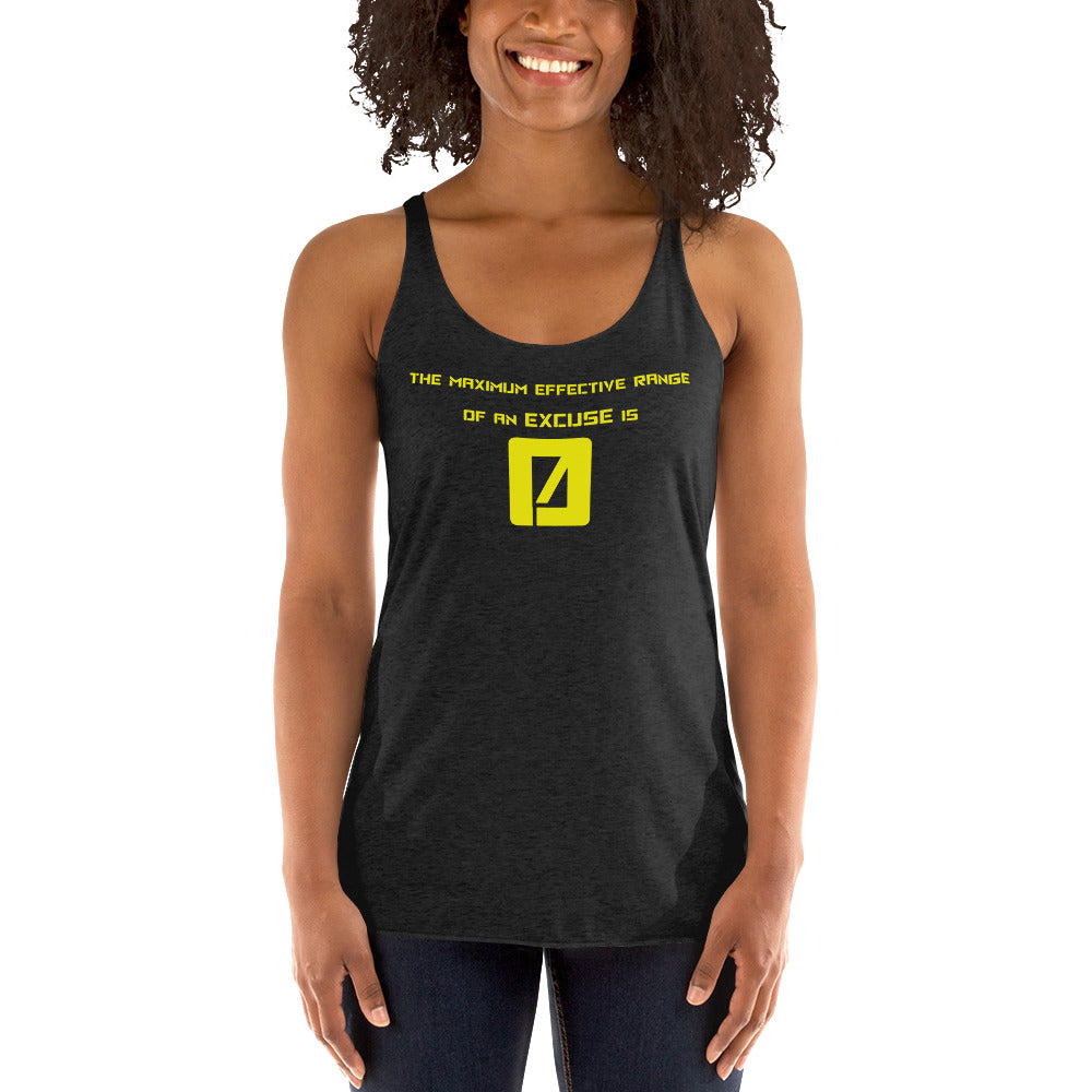 No Excuses Racerback Tank