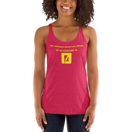 No Excuses Racerback Tank