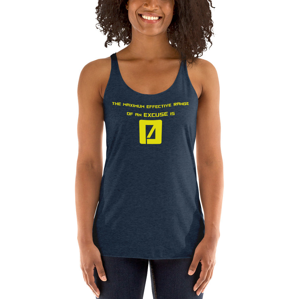 No Excuses Racerback Tank