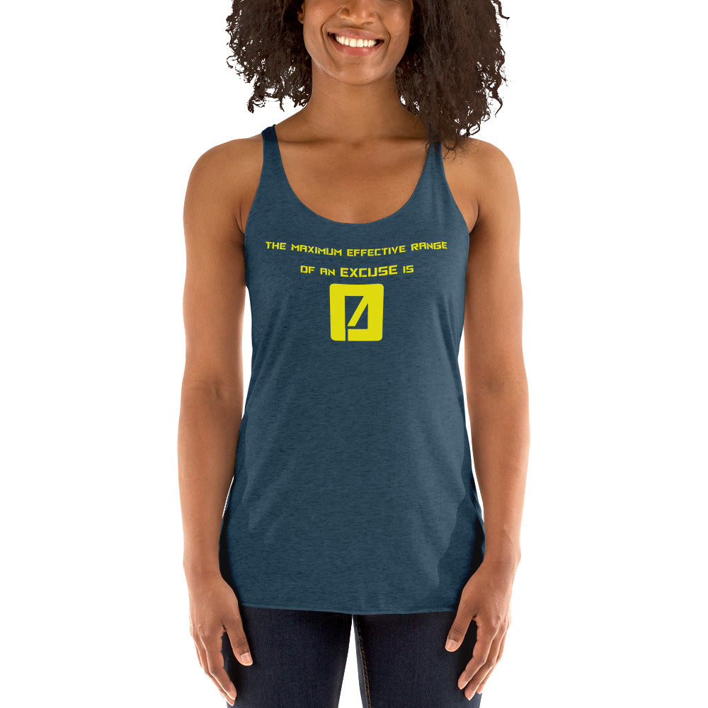 No Excuses Racerback Tank