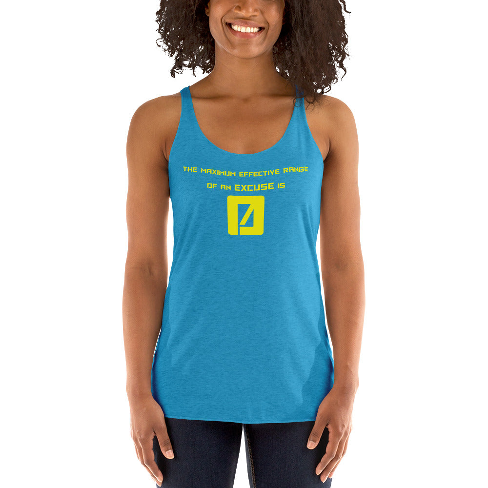 No Excuses Racerback Tank