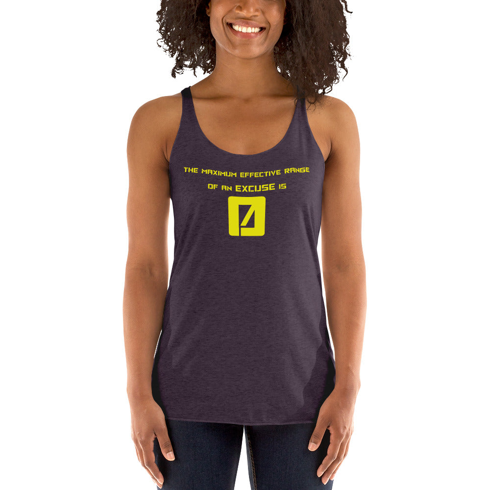 No Excuses Racerback Tank